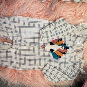 Colorful peacock design one piece